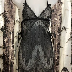 Sheer sexy lace lingerie